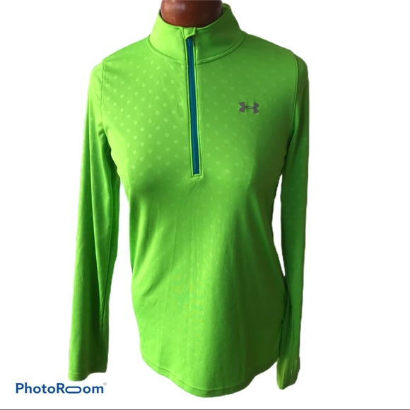 lime green under armour shirt